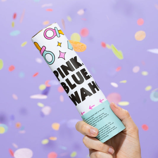 2 x Gender Reveal Confetti Cannons