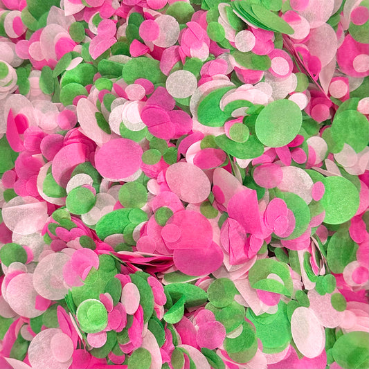 Vibrant Pink and Green Mix