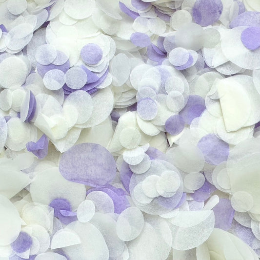 Ivory and Lilac Mix