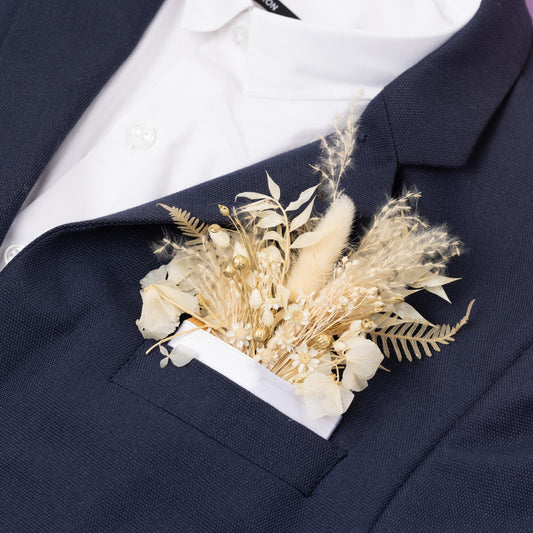 Dried Flower Boutonniere (Button hole)