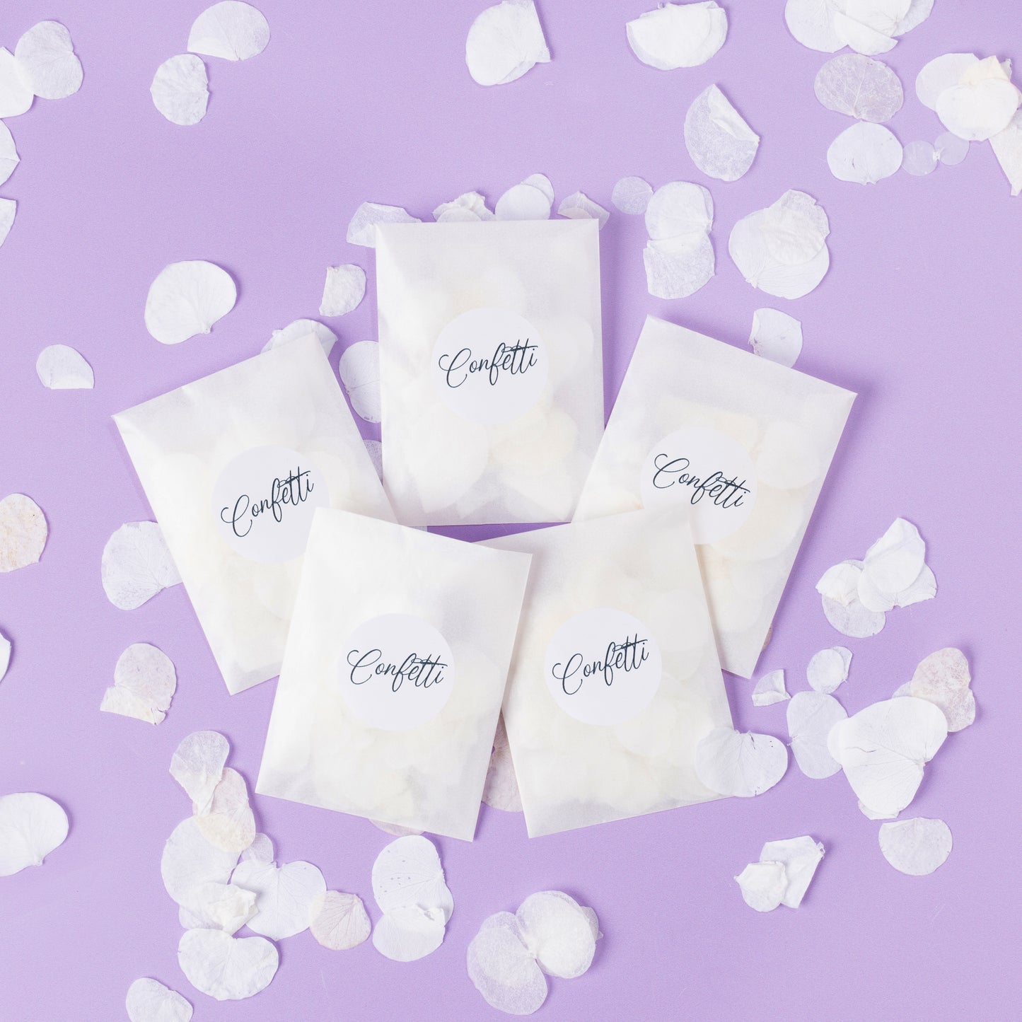 White Petals + Bags & Stickers