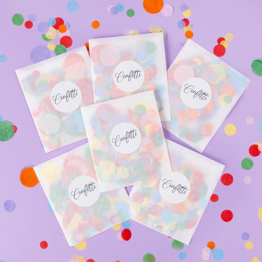 Packed Confetti Bags