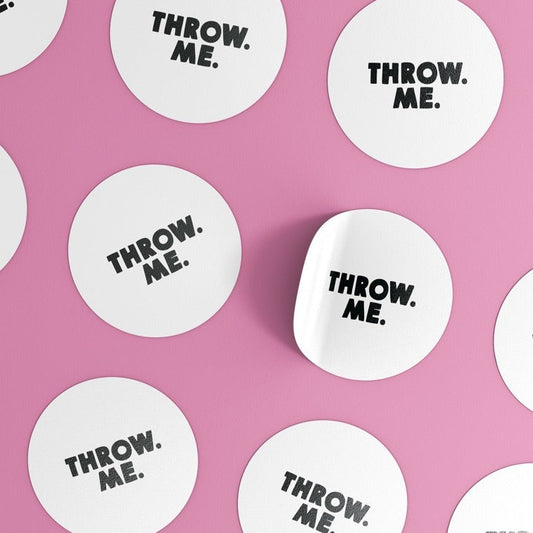 Empty Me Sticker Stickers – Paper Circles