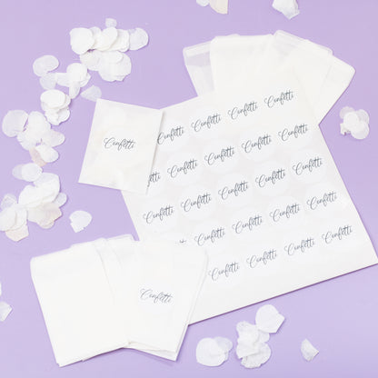 White Petals + Bags & Stickers